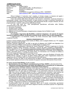 Planholder list - COSTA Guido - Responsabile del Settore Finanziario (pdf - 61,61 Kb) - comune corbetta mi