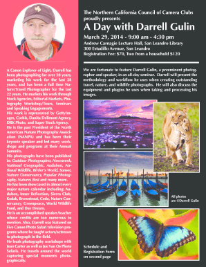 Darrell Gulin flyer 1 - Yerba Buena Chapter of the PSA - psa-yerbabuenachapter
