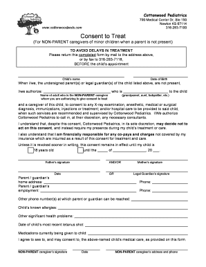 Consent to Treat- grandma - Cottonwood Pediatrics