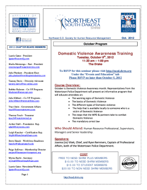 Domestic Violence Awareness Training - bNESDb bSHRMb - nesd shrm