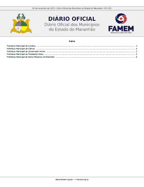 26 de novembro de 2015 Dirio Ocial dos Municpios do Estado do Maranho N1 - diario famem org