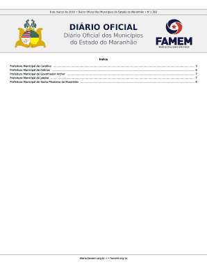 8 de maro de 2016 Dirio Ocial dos Municpios do Estado do Maranho N1 - diario famem org
