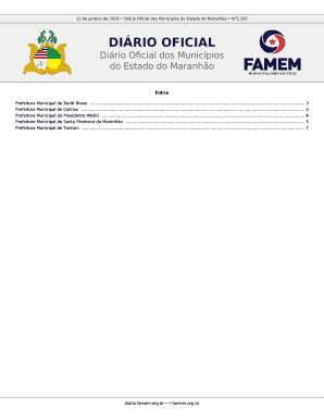 15 de janeiro de 2016 Dirio Ocial dos Municpios do Estado do Maranho N1 - diario famem org
