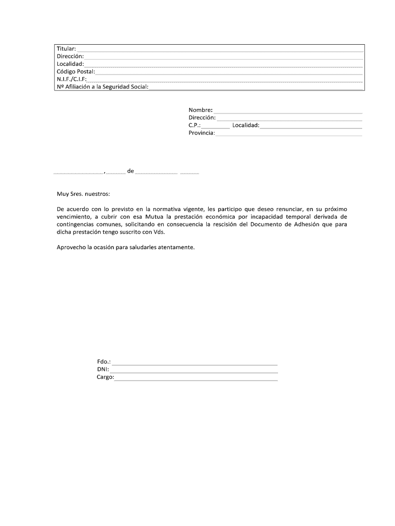 Titular Direccin Localidad NIFCIF Vista previa en la página 1