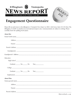 Engagement Questionnaire