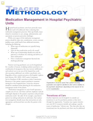 psychiatric medication management worksheet - Fillable & Printable