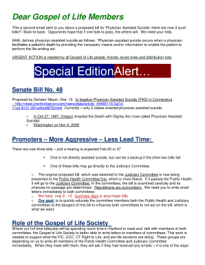 Gospel of life letter - Saint Philip and Saint Jude Roman Catholic ...