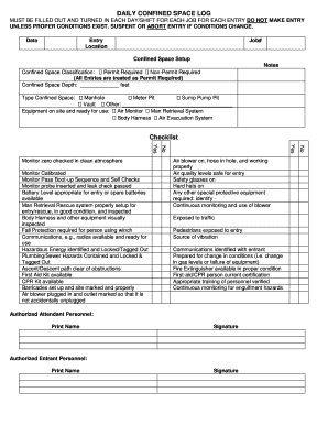 Daily Equipment and Backhoe Log - southerncolorado asse