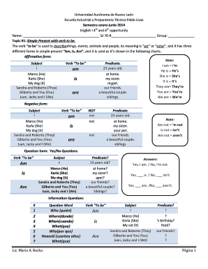 Am is are am is are Am Is Are Am Is Are - Pablo Livas - Universidad bb - pablolivas uanl