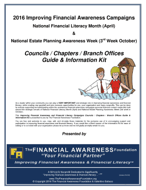 NEPAW-NFLM Council Chapter Branch Office Kit - The Financial ... - home thefinancialawarenessfoundation