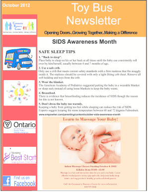 Removing tenant from lease - October 2012 Toy Bus Newsletter - Early Years - Renfrew - earlyyearsrenfrew