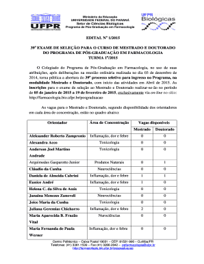 Student council speech examples - Programa de PsGraduao em Farmacologia - farmacologia bio ufpr