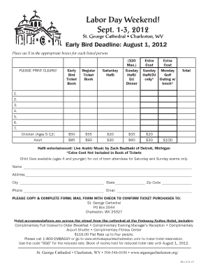 Labor Day Weekend Sept 1-3 2012 - stgeorgecharleston
