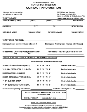 Form preview