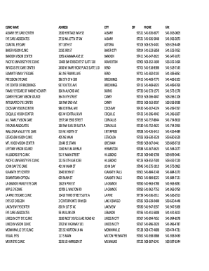 Eye vision scale - Oregon Doctors who take OHP 2015-2016 - See to Read - seetoread