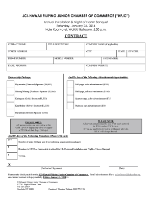 NOH Sponsorship Package and Contract - bfjchamberbborgb