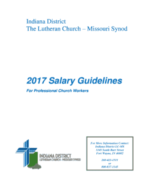 Indiana district lcms salary guidelines