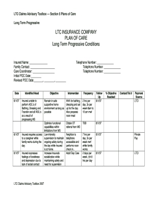 Fillable Online Sample - Long Term Care International Forum Fax Email ...