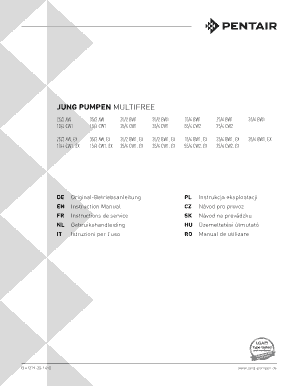 JUNG PUMPEN MULTIFREE 25/2 AW 10/4 CW1 35/2 AW 15/4 CW1 25/2 BW1 25/4 CW1 25/2 AW, EX 10/4 CW1, EX 35/2 AW, EX 25/2 BW1, EX 15/4 CW1, EX 25/4 CW1, EX 35/2 BW1 35/4 CW1 15/4 BW1 55/4 CW2 25/4 BW1 75/4 CW2 35/4 BW1 35/2 BW1, EX 35/4 CW1, EX -