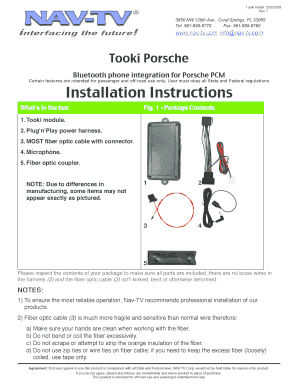 Installation Instructions - NAV-TV