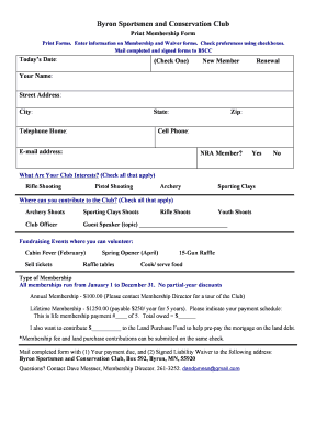 Fillable Online Membership Application Form (Paper) Fax Email Print - pdfFiller