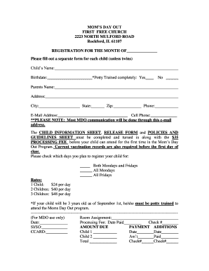 Hourly chart - E-forms-mdo-registration - First Free Rockford - firstfreerockford