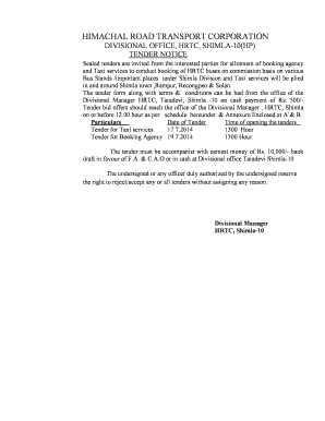 Taxi tender Introduction.docx - hrtc gov