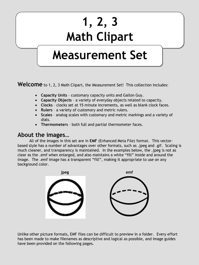Fillable Online Measurement Set Fax Email Print - pdfFiller
