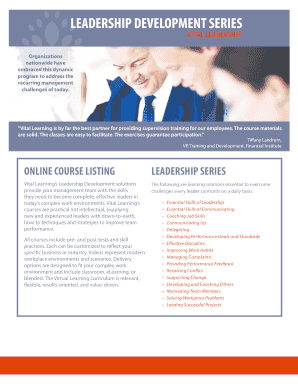 LEADERSHIP DEVELOPMENT SERIES - Chart Your Course ...