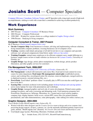 Computer Resume - Josiahs Scott - btrueconnectionbborgb