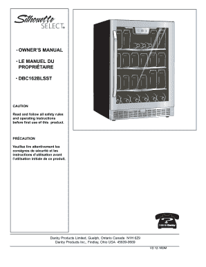 The Danby DBC162BLSST 5.3 Cu. Ft. Silhouette Beverage Center ...