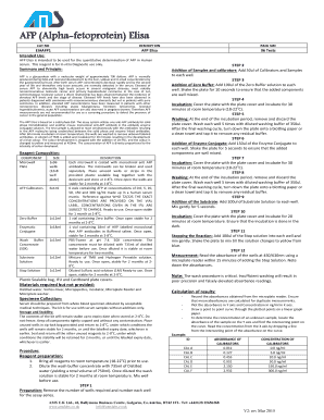 AFP (Alpha-fetoprotein) Elisa - AMS UK (NI) Ltd - amslabs co