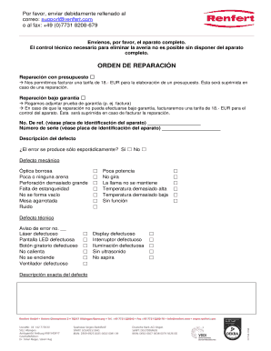 Por favor, enviar debidamente rellenado al