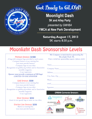 Sponsor the Moonlight Dash
