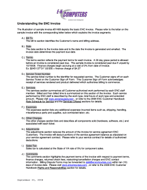 sample of billing statement letter