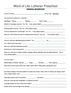 Form preview