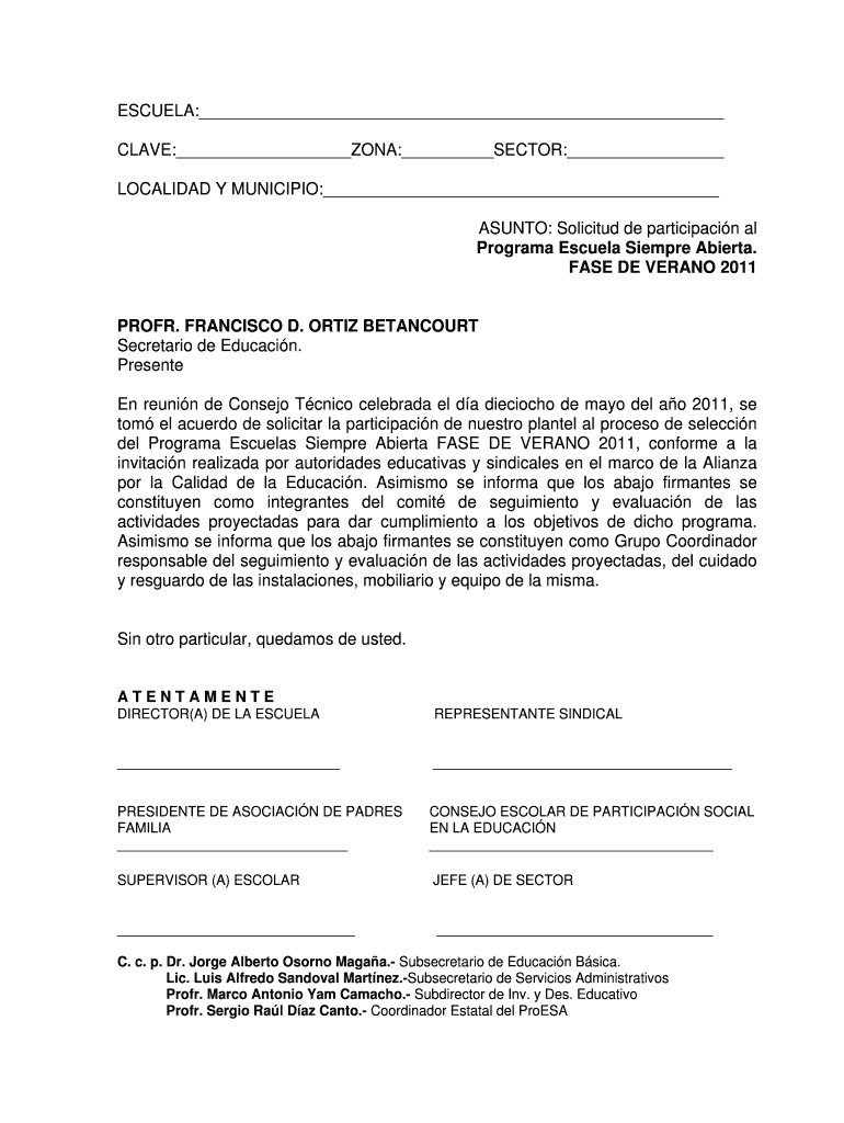 2 Solicitud de ingreso al ProESA FV2011docx Vista previa en la página 1