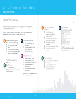 Event planning guide template - Welcome to MCC - Ready-to-Go Marketing resources - Microsoft