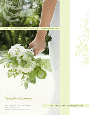 Wedding booking form template - Marriott International - restoclub