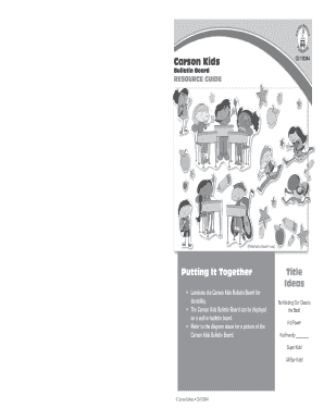 Fillable Online Carson Kids CD-110244 - Carson-Dellosa Fax Email Print ...