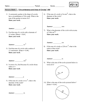 Business plan for bakery pdf - 21 b Circumference and Area of Circles HW - Daniels Math Website - danielsmath