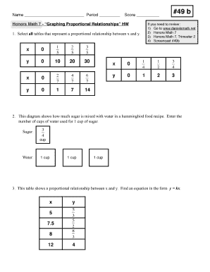 Home based bakery business plan sample pdf - 47 bb REVIEW THRU Proportional Relationships and Equations HW - danielsmath