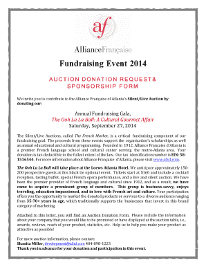 2014 auction donation request form Galadocx