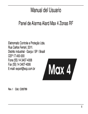 alard max rf manual