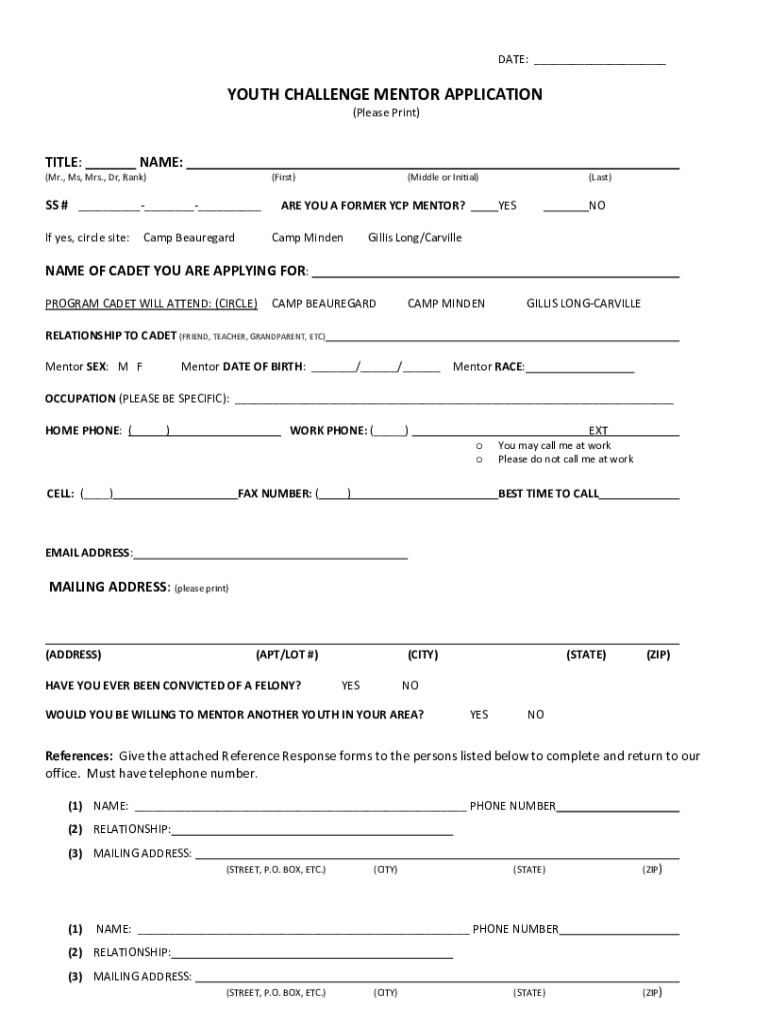 ycp louisiana age limit Preview on Page 1