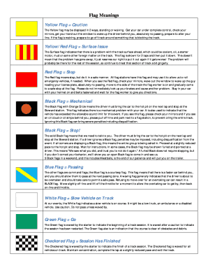 Fillable Online Flag Meanings Fax Email Print - pdfFiller