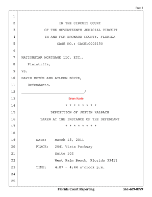 JUSTIN HALBACH. Nationstar Mortgage v David Boyce &amp;amp