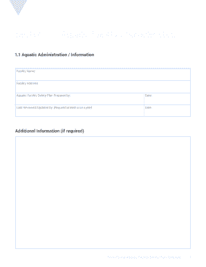 Aquatic Facility Safety Plan bTemplateb - Government of Nova Scotia