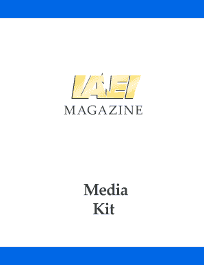 MAGAZINE Media Kit IAEI MAGAZINE MEDIA KIT Pr ic e s Black &amp;amp