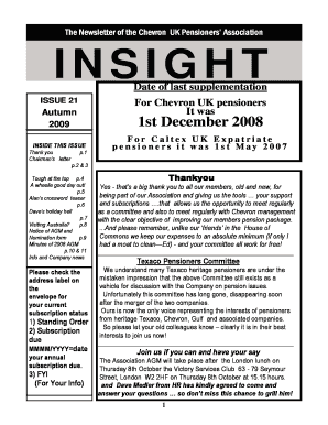 Insight Issue 21 Autumn 2009 printability version - cukpa org
